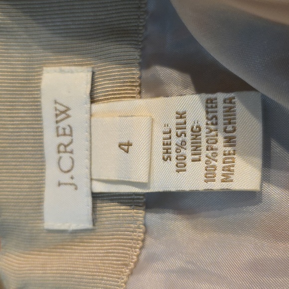 J.Crew- Waterlily Floral Soiree Chiffon Skirt- 100%Silk . Size 4 - Picture 4 of 5